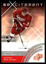 2001-02 SPx #74 Sergei Fedorov Detroit Red Wings HOF