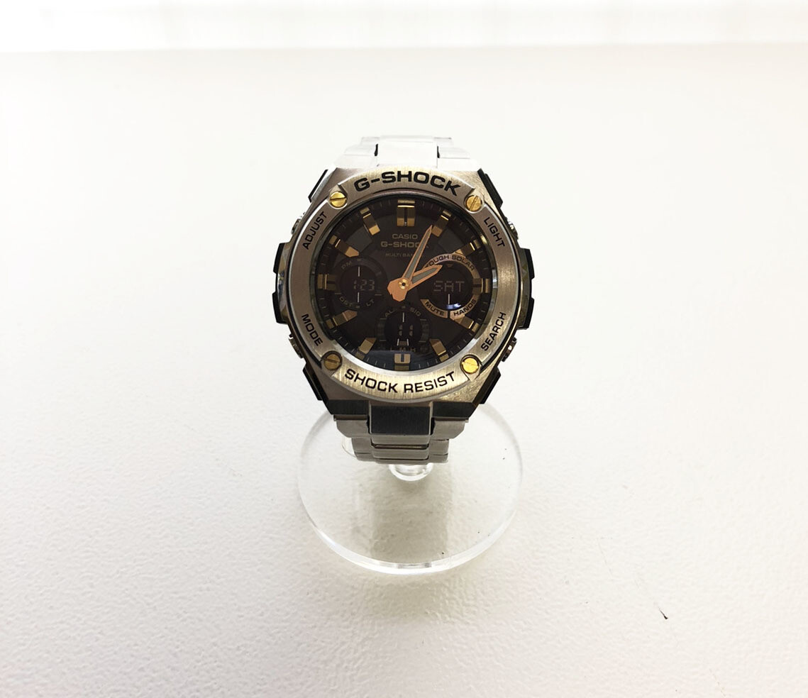 CASIO G-SHOCK G-STEEL Radio Wave Solar Watch GST-W110D | eBay
