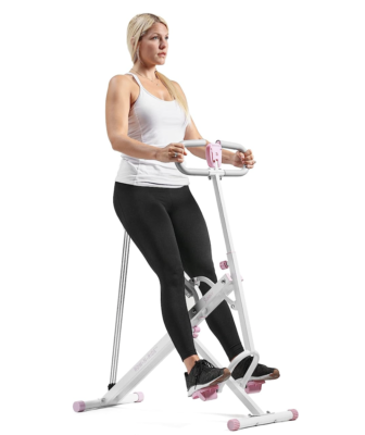 Sunny Health & Fitness Row-N-Ride Squat Assist Trainer for