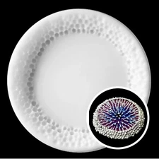 Large BUBBLE Edge Coaster Silicone Mold AU