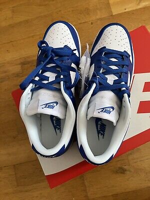 Nike Dunk Low SP Kentucky Varsity Royal White Uk8.5 Us9.5 Brand New With Box