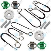You.S Fensterheber Reparatur SET Vorne Links + Rechts FüR Skoda Octavia I (1U)