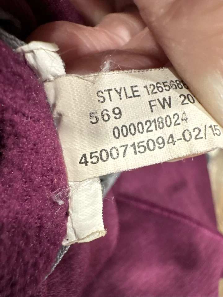 Little Girls Under Armour Maroon Pullover Jacket Size 10/12 EUC!!! - Image 2 of 3