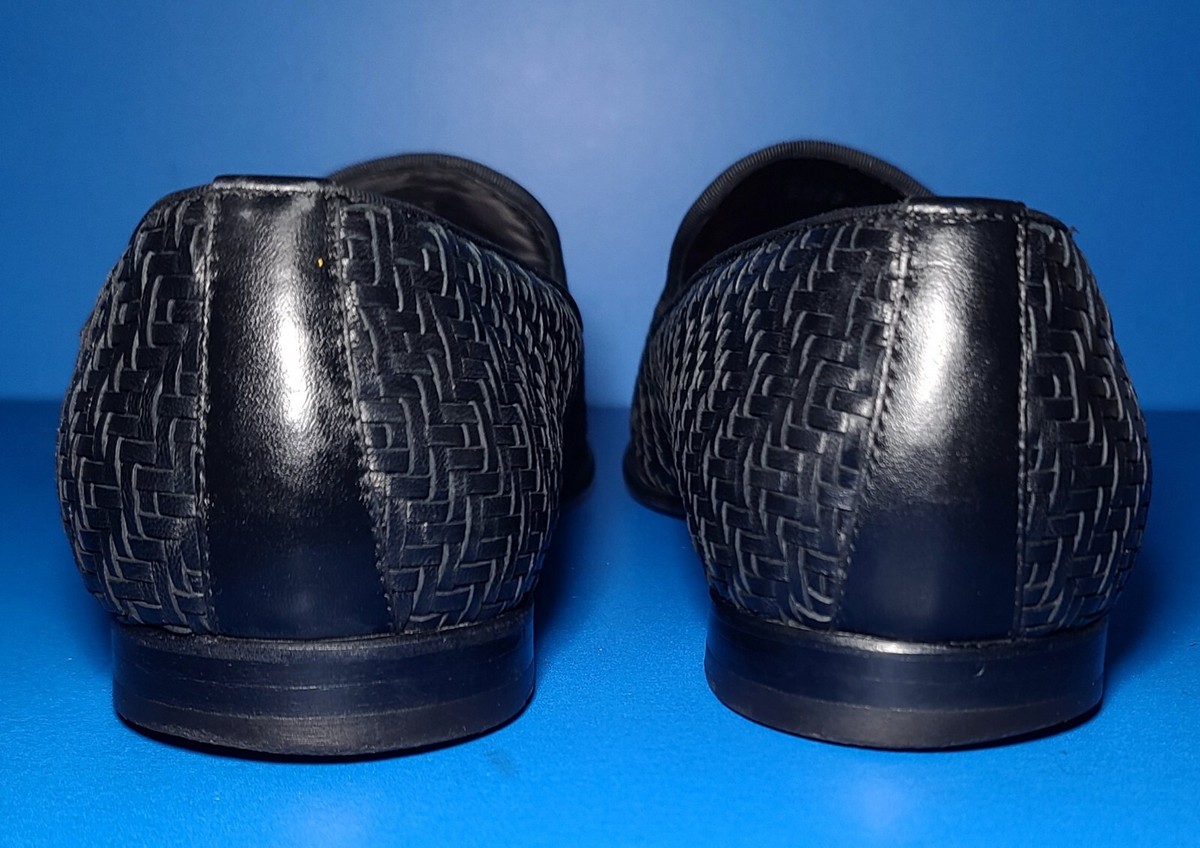 Roberto Cavalli Men\'s Night Woven Leather Loafers Black Size 39 EU/ 6 US. ROBERTO CAVALLI Footwear | Black Men main image 3