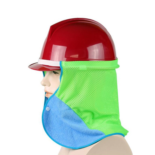 Hard Hat Sun Shade WITHMOONS UV Face Neck Shield Cooling Sun