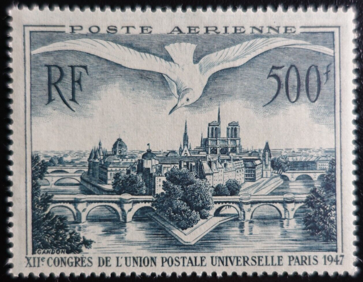 FRANCE LIBRE POSTE AÉRIENNE PA N°1 NEUF ** LUXE MNH