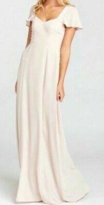 marie sweetheart maxi dress Show Me Your Mumu Marie Sweetheart Maxi Dress Beige Medium