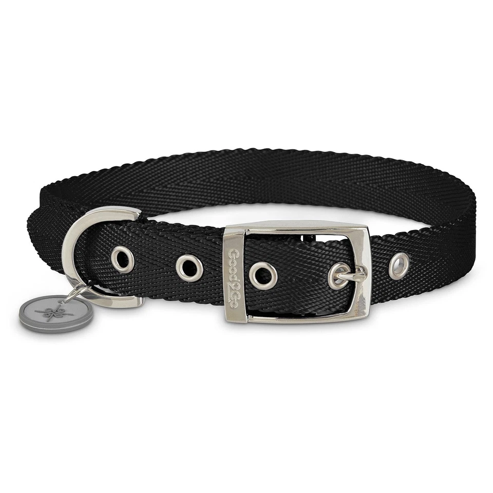 Good2Go Adjustable Black Nylon Buckle Dog Collar, Medium - Image 3 of 3