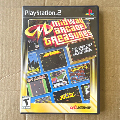 Midway Arcade Treasures Sony PlayStation 2 2003 NTSC-U/C T Arcade Manual tested
