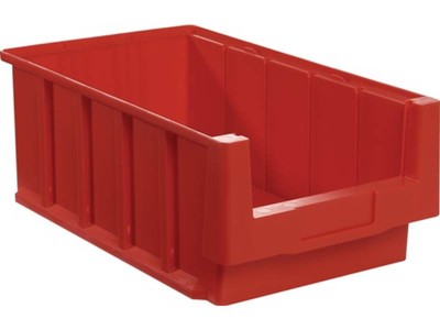 12er PACK(Stk) LA-KA-PE VKB400/230 ROT Regalkasten VKB L400xB230xH150mm rot Poly