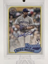 2024 Topps Series 1 - Alec Marsh #89BA-AMA - 1989 Auto - Kansas City Royals