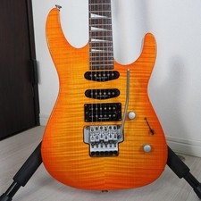 Grover Jackson Soloist Neck Through Flame Maple Duncan SSH FloydRose Rare Guitar