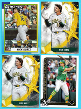 2025 Topps NICK KURTZ RC Lot + Bonus Lawrence Butler!!!  A's ROY