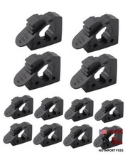 Quick-Release Clamp Mount Rubber Clamp Grip for 1-1/7'' to 1-3/7'' 12 Pack