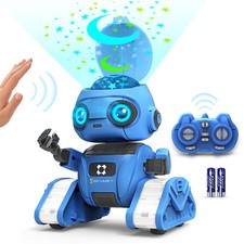 Robot Toys for Boys and Girls, Rechargeable Remote Control Robot with Auto-De...