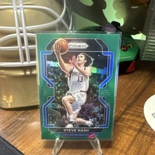 Panini Prizm 2021-22 Steve Nash #264 Dallas Mavericks Green Prizm