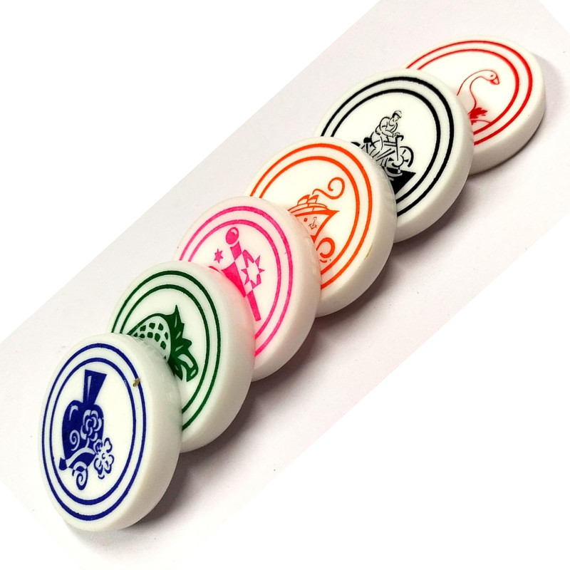 Carrom Striker Accessories Multi Design Pack of 6 any random design free ship