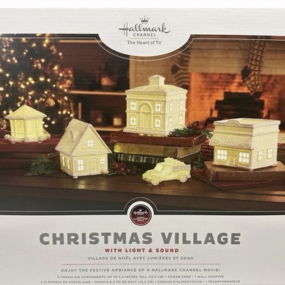 HALLMARK 2021 CHRISTMAS VILLAGE /LIGHT AND SOUND HALLMARK CHANNEL New