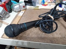 Microphone, Black Untested, For Parts Only, As-Is. Also Comes With Cord