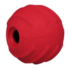 Jolly Pets Jolly Tuff Tosser Unique Rubber Durable Interactive Dog Toy 4 inch