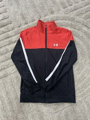 Under Armour Veste de survêtement zippée homme SM/P/CH rouge noir blanc - Photo 1/4