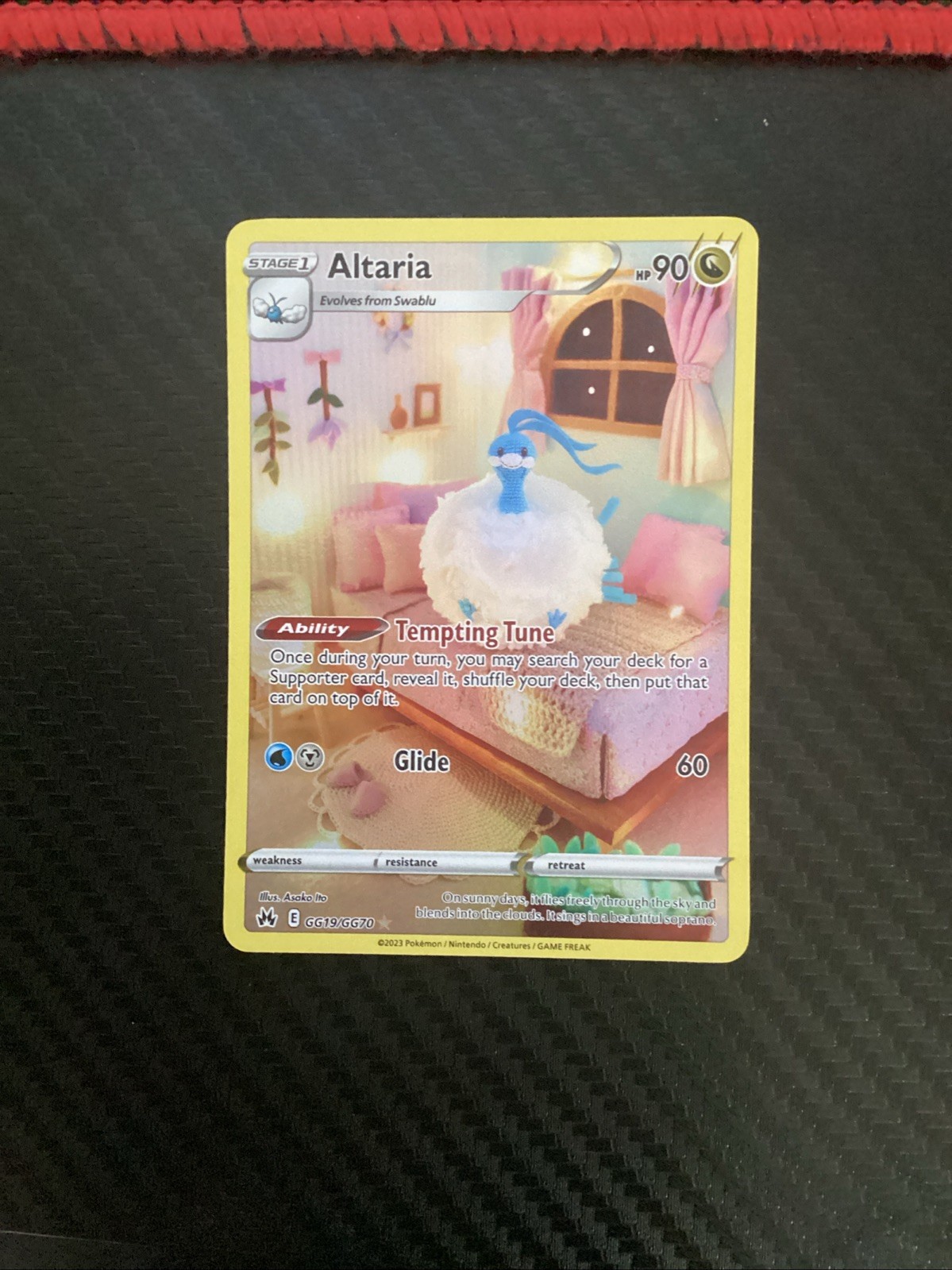 Altaria GG19/GG70 Holo Rare Crown Zenith Pokemon Card NM