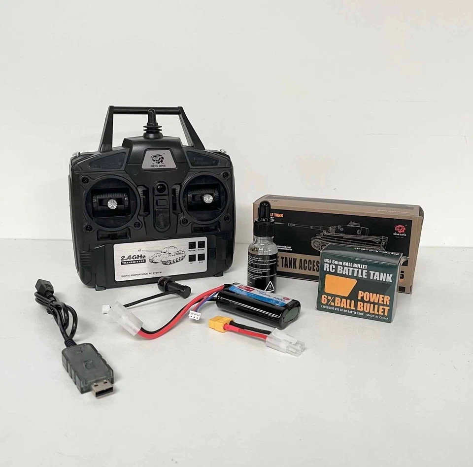 Heng Long 1/16 Tank Model RTR British Challenger II W/ Metal Suspensions UK - Image 3 of 3