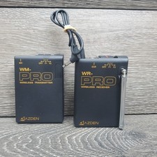 Azden Wireless Microphone WR-PRO, WM-PRO Transmitter and Receiver Not Tested