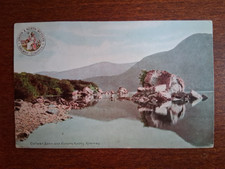 Vintage L&NWR Co  Postcard of Colleen Bawn & Victoria Rocks, Killarney