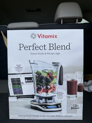 Vitamix Perfect Blend Smart scale Bluetooth Recipe App set new Stainless Steel