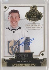 2019 Upper Deck The Cup Rookie Class of 2020 Gold Foil 25/75 Cody Glass Auto a2v