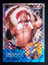 2007 Topps Chrome WWE Heritage Tatanka X-fractor #4 SP