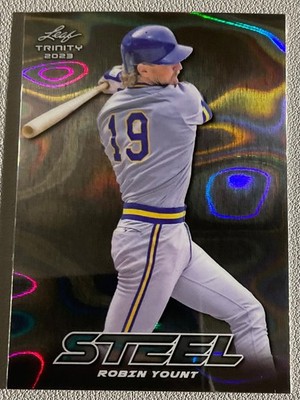 2023 Leaf Trinity Steel #S-59 Robin Yount (LAVA) BREWERS (HOF)!