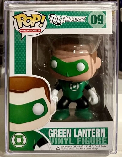 GREEN LANTERN 09 Funko Pop DC UNIVERSE Lantern 09 VAULTED 2011 Release HARD CASE