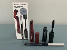 CLINIQUE Mini Makeup MVP's 3 Piece Set, Almost Honey Lipstick/Quickliner/Mascara
