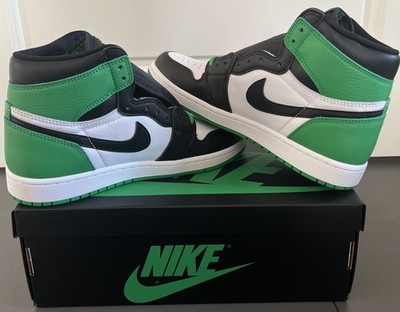 NEU Nike Air Jordan 1 Retro OG High Lucky Green 43 9.5 Herren grün schwarz