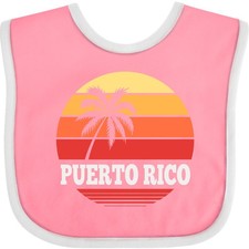 Inktastic Puerto Rico Vacation Cruise Baby Bib Caribbean Trip Apparel Beach