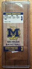 2006 John Thompson Classic Davidson EMU Stephen Curry NCAA Debut Ticket Stub