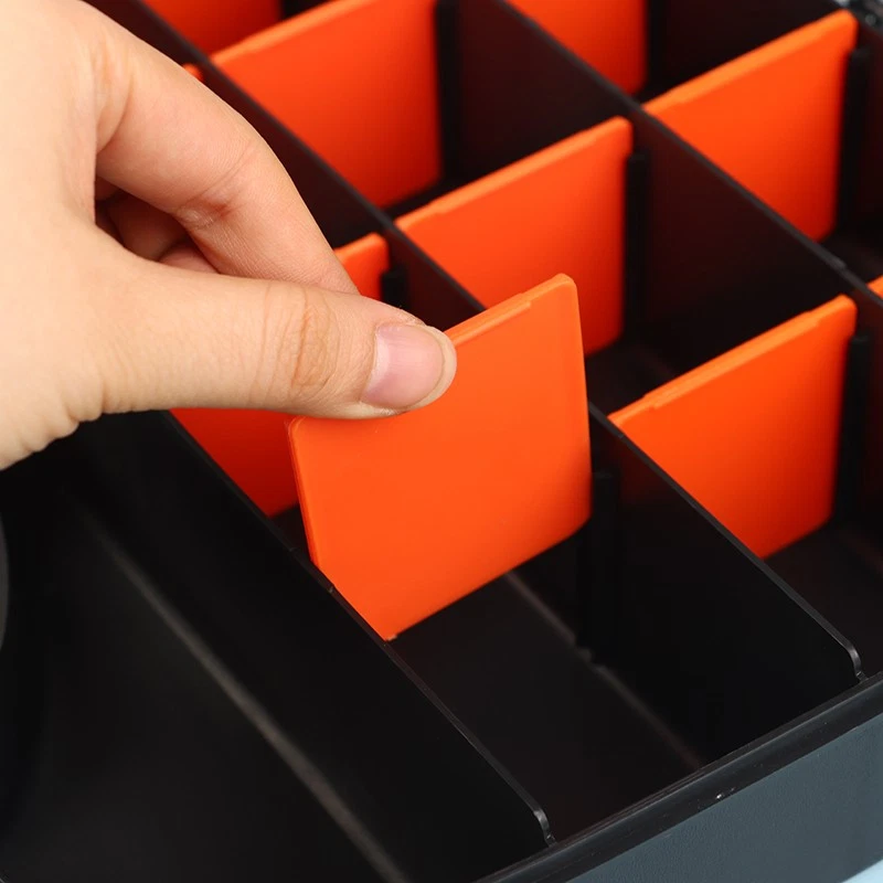 Tragbare Kunststoff-Werkzeugteilebox Schraubenaufbewahrungsbox Fachbox - Bild 3 von 4