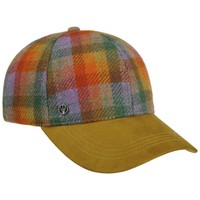 Loevenich Multicolour Wool Check Cap Basecap Baseballcap Wollcap Curved