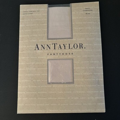 Ann Taylor Hosiery Pantyhose Control Top Women's Small Champagne New