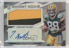 2015 Panini Spectra Radiant Rookie Signatures 81/99 Ty Montgomery Patch Auto b8h