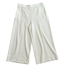 Lululemon Softstreme High-Rise Culotte White Opal Cropped Wide Leg Size 10