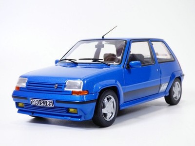 RENAULT 5 R5 GT TURBO bleu phase 2 1/18