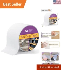 Transparent Anti Slip Tape, 4 Inch, 30 Feet, Clear Grip Tape, Non Slip Stair Tre