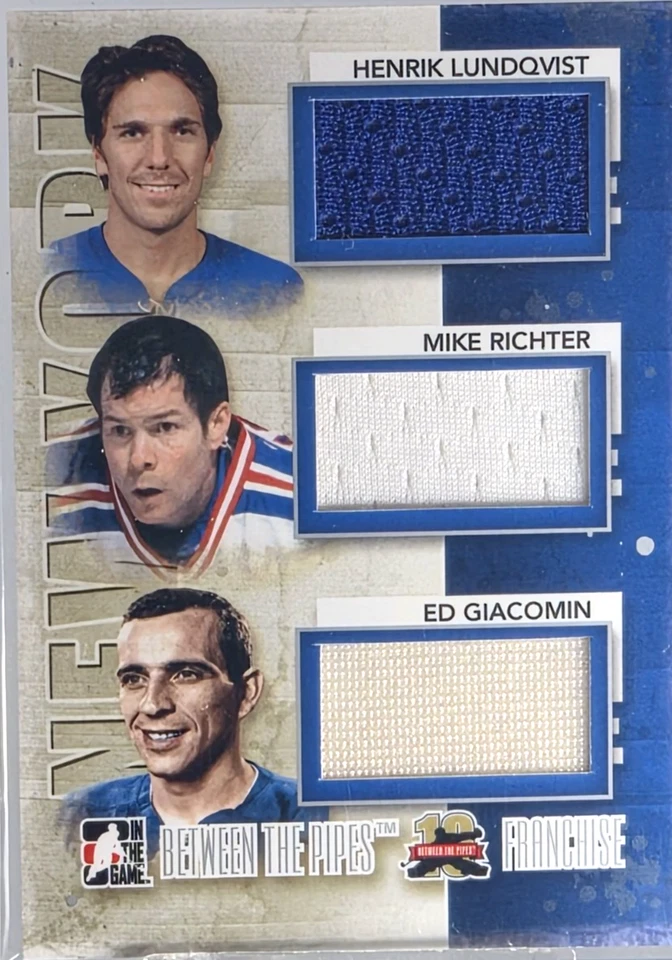 Camisas usadas jogo franquia NY Rangers Lundqvist In the Game Between The Pipes - Imagem 3 de 4