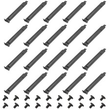 PCI Slot Cover Dust Filter, 20Pcs Blanking Plate Expansion Blank Plate Black