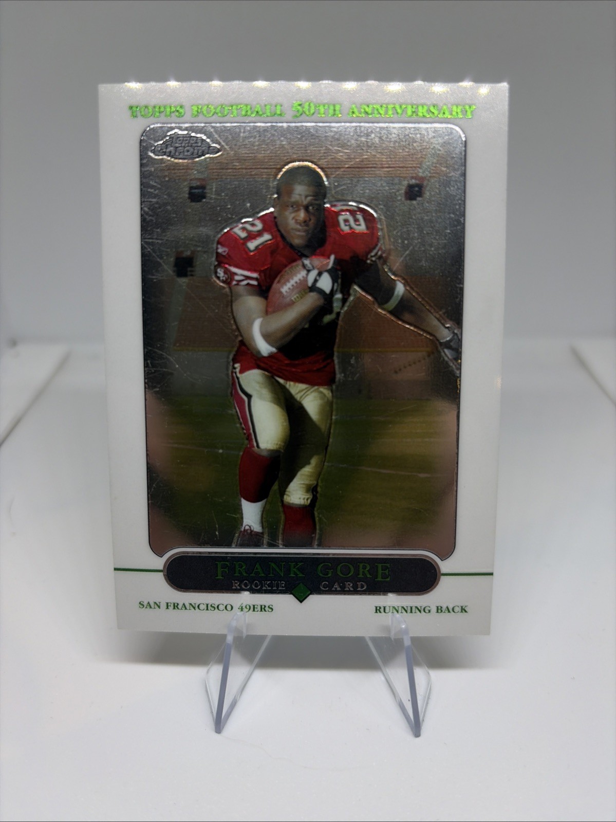 2005 Frank Gore Topps Chrome RC #177 - San Francisco 49ers Rookie