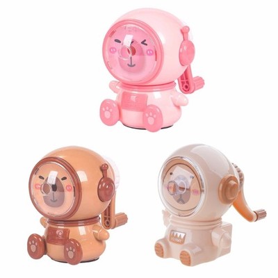 Manual Pencil Sharpener with Container Auto Feeding In Single Hole Sharpener