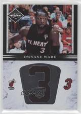 2011 Panini Limited Jumbo Materials Jersey Number 45/99 Dwyane Wade #9 HOF 1u6